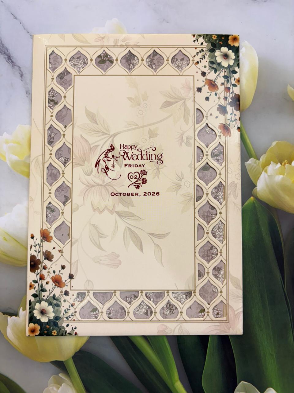 Designer wedding invitation SD C-56