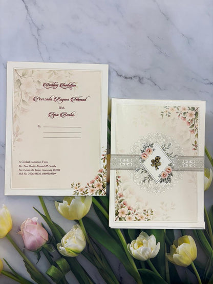 Floral designer wedding invitation SD G-03