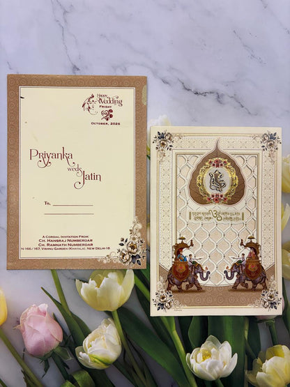 Designer wedding invitation SD F-20