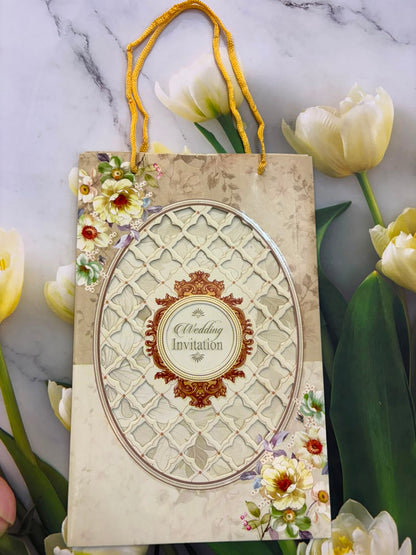 Muslim Wedding Invitation Card SD No.743