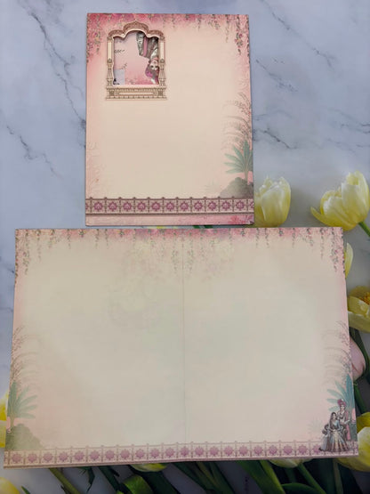 Bride & Groom Ganesha Wedding Card SD No. 9013