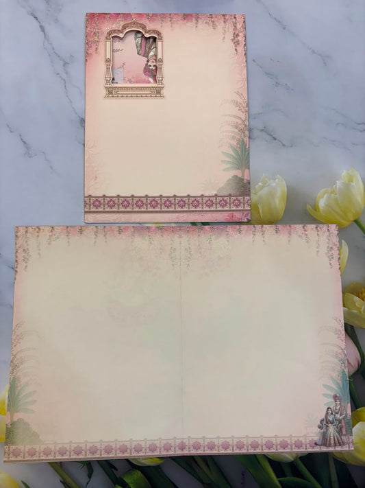 Bride & Groom Ganesha Wedding Card SD No. 9013
