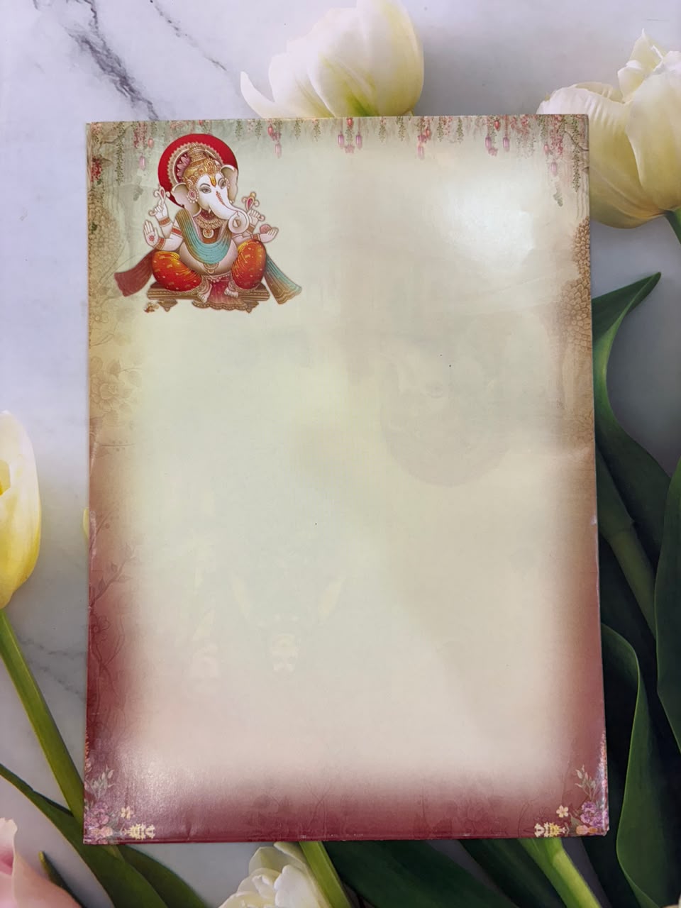 Bride & Groom Ganesha Wedding Card SD 9051