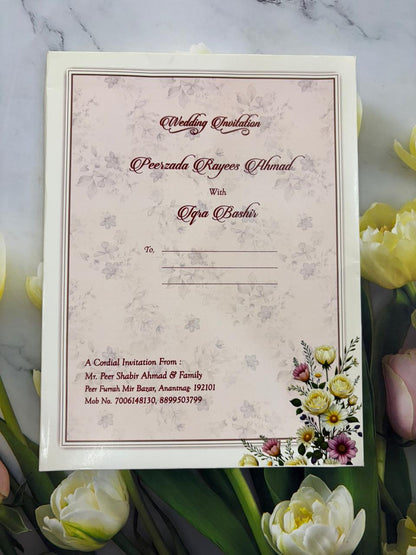 Designer Wedding Invitation Card SD G-02