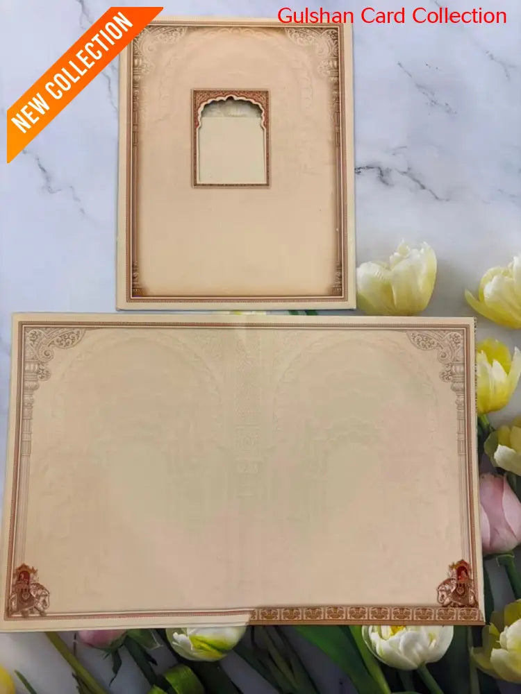 Bride & Groom Ganesha Wedding Card SD D-06.