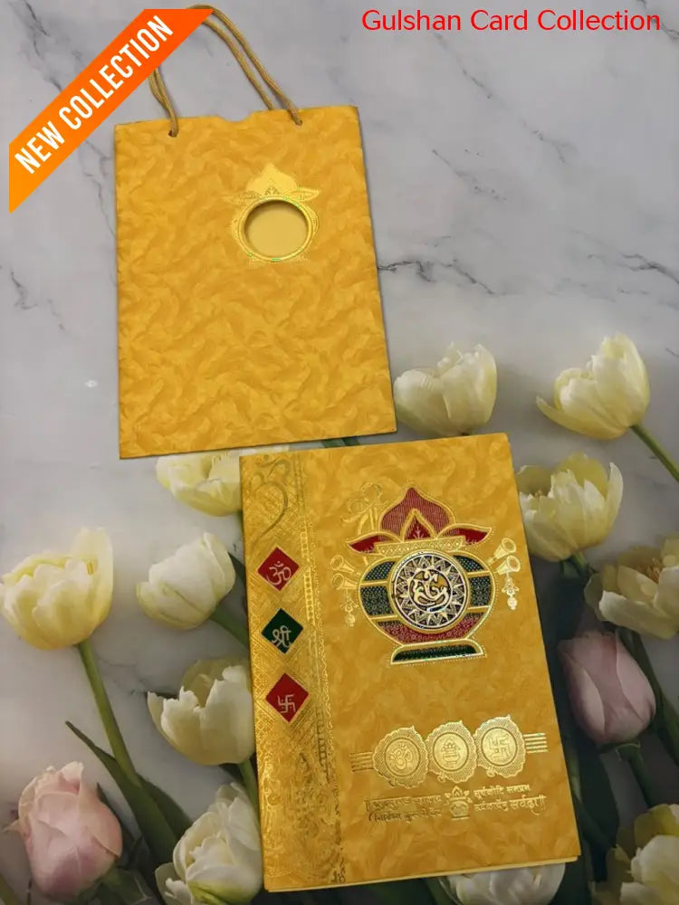 Carry Bag Designer Wedding Invitation Card for Marriage HD 01
