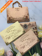 Carry Bag Designer Wedding Invitation Card for Marriage JC MH-1096