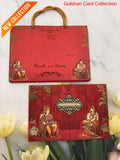 Carry Bag Designer Wedding Invitation Card for Marriage JC MH-1209