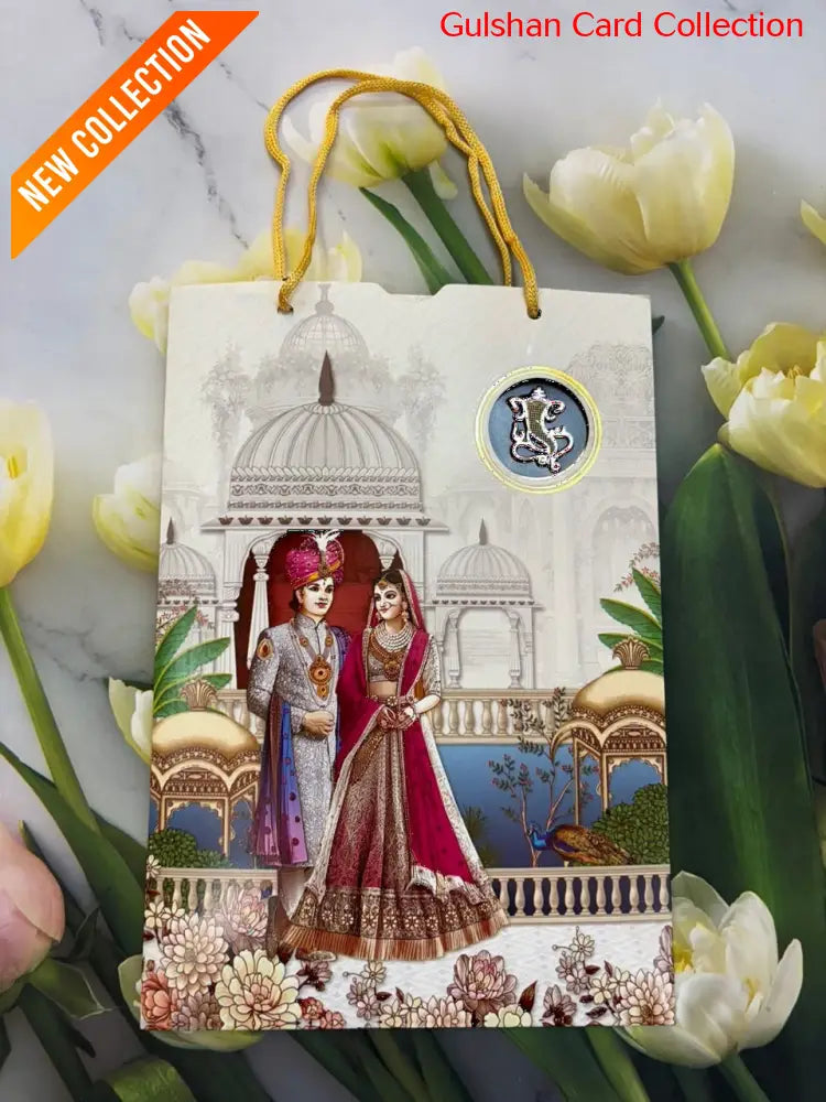 Carry bag Wedding Invitation Card for Marriage SG 07