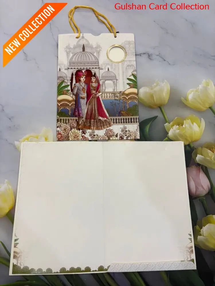 Carry bag Wedding Invitation Card for Marriage SG 07