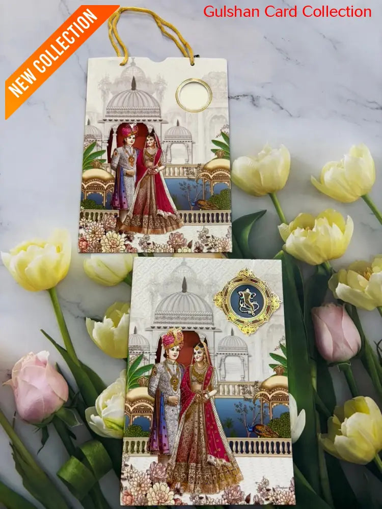Carry bag Wedding Invitation Card for Marriage SG 07