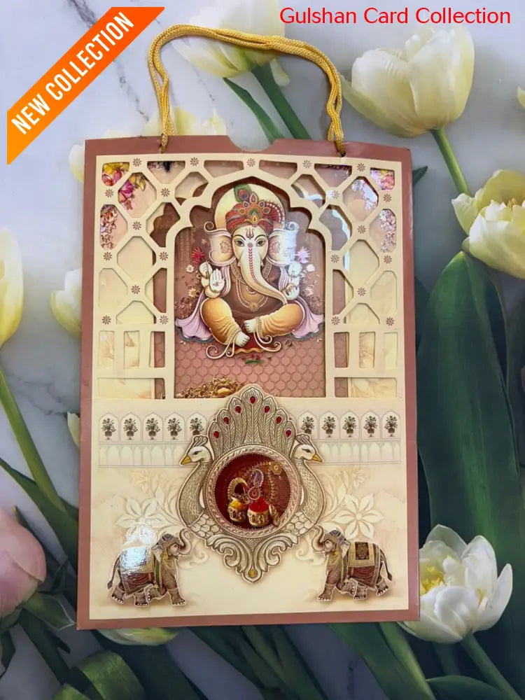 Carry bag Wedding Invitation Card for Marriage SG 10