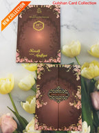Centre Open Designer Wedding Invitation Card for Marriage JC N 683