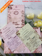 Centre Open Designer Wedding Invitation Card for Marriage JC N 706