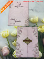 Centre Open Designer Wedding Invitation Card for Marriage JC N678