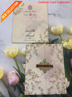 Centre Open Designer Wedding Invitation Card for Marriage JC N690