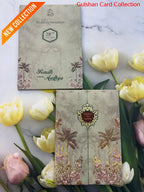 Centre Open Designer Wedding Invitation Card for Marriage JC N709
