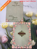 Centre Open Designer Wedding Invitation Card for Marriage JC N724
