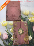 Centre Open Designer Wedding Invitation Card for Marriage JC N741