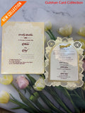 Cream wedding invitation Card For Marriage SD 122