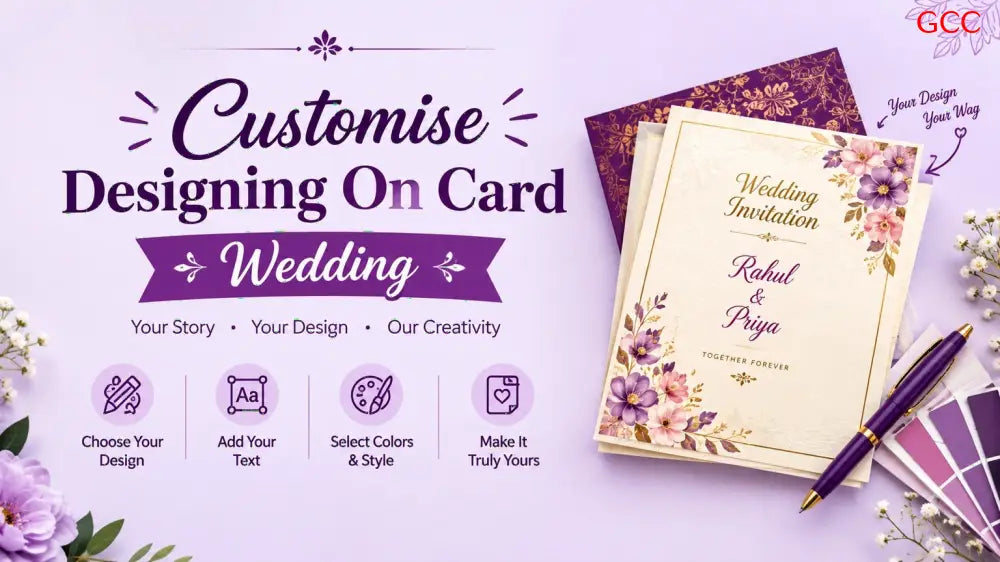 Customise Designing On Card
