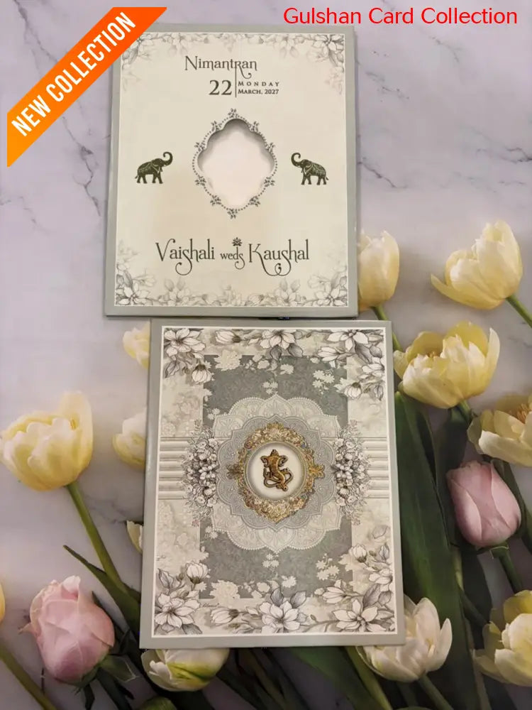 Designer Wedding Invitation Card for Marriage AC 1126/25