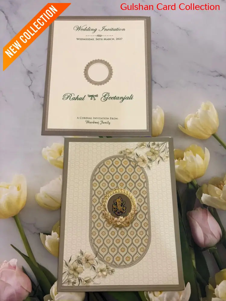 Designer Wedding Invitation Card for Marriage AC 1126/47