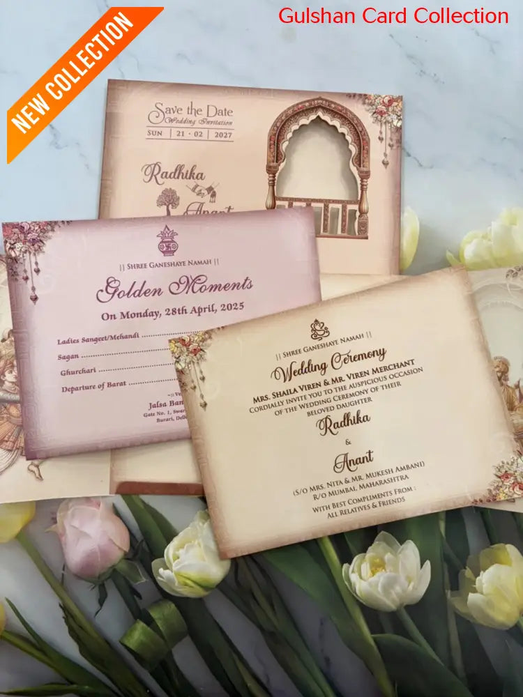Designer Wedding Invitation Card for Marriage AC 1126/56