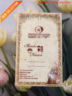 Designer Wedding Invitation Card for Marriage HT 725