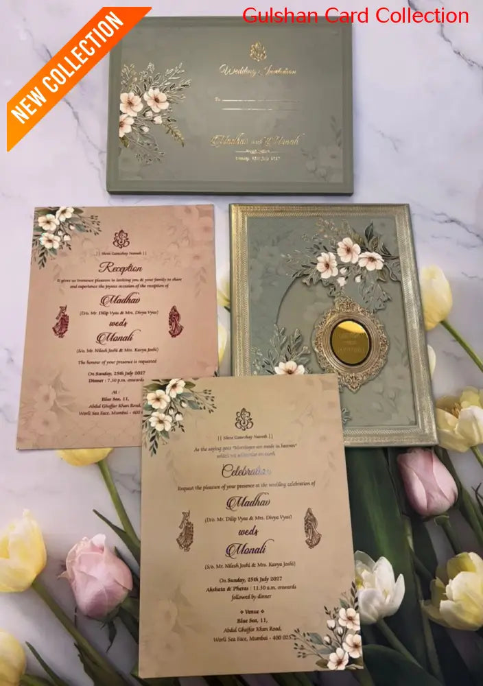 Designer Wedding Invitation Card for Marriage JC 3699