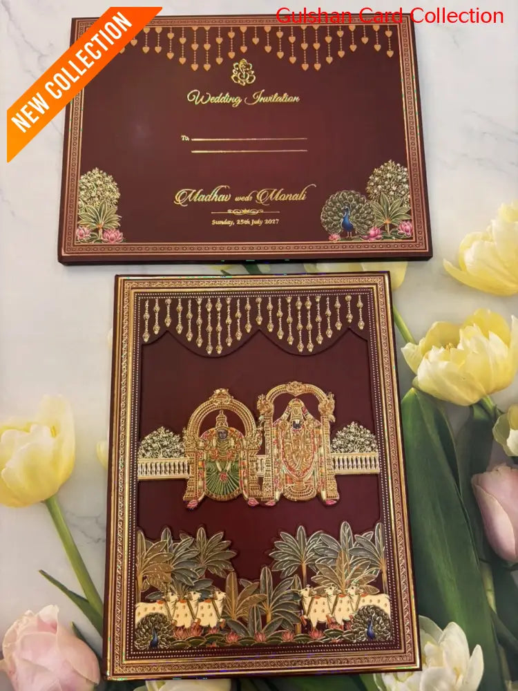 Designer Wedding Invitation Card for Marriage JC 3700