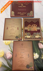Designer Wedding Invitation Card for Marriage JC 3700