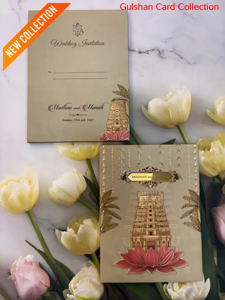 Designer Wedding Invitation Card for Marriage JC 3704