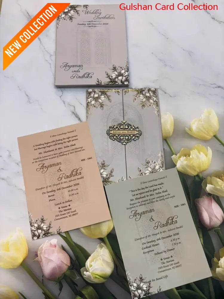 Designer Wedding Invitation Card for Marriage JC MH-1061