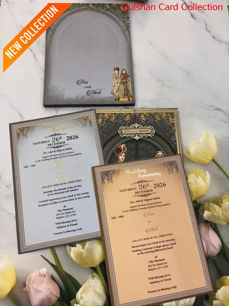 Designer Wedding Invitation Card for Marriage JC MH-1081
