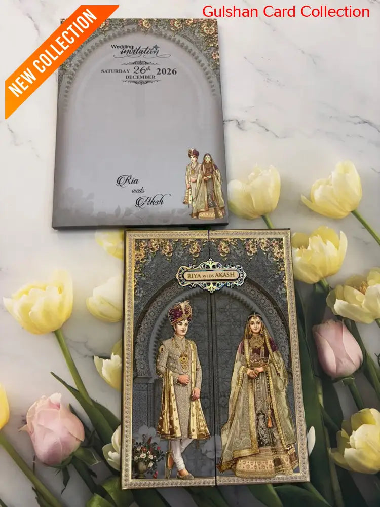 Designer Wedding Invitation Card for Marriage JC MH-1081