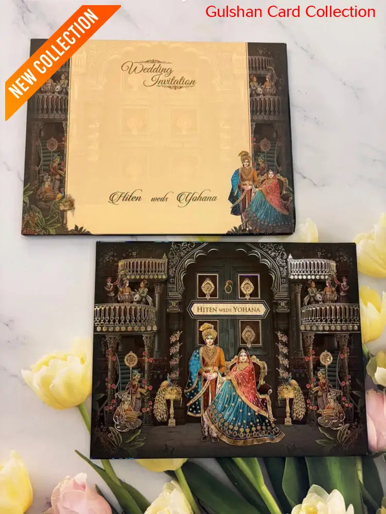 Designer Wedding Invitation Card for Marriage JC MH-1215