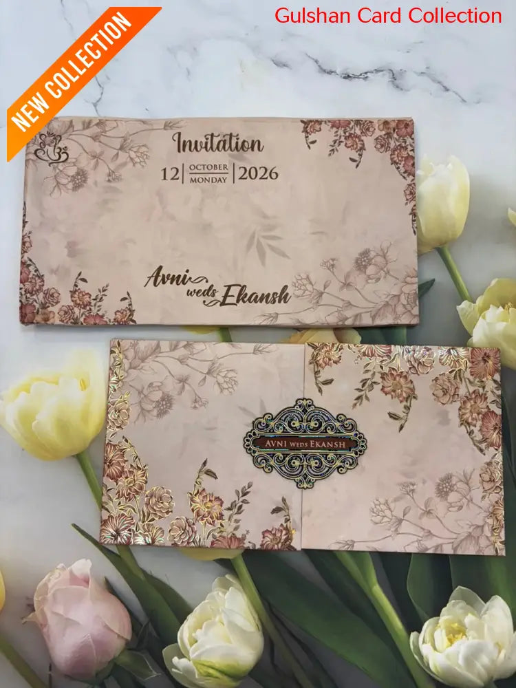 Designer Wedding Invitation Card for Marriage JC N-687