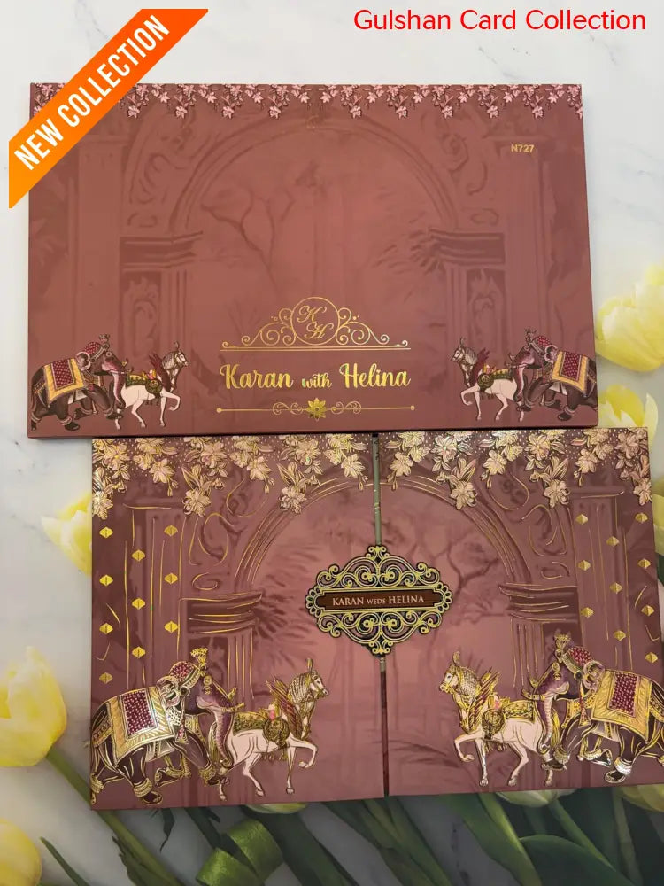Designer Wedding Invitation Card for Marriage JC N 727