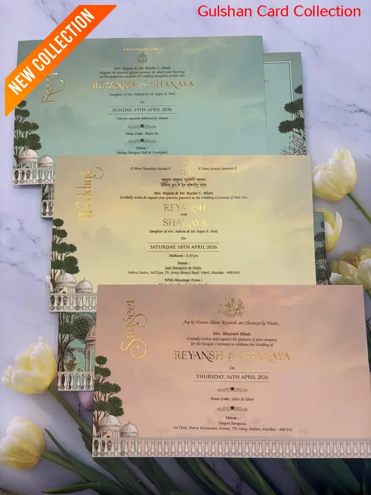Designer Wedding Invitation Card for Marriage JC N 773