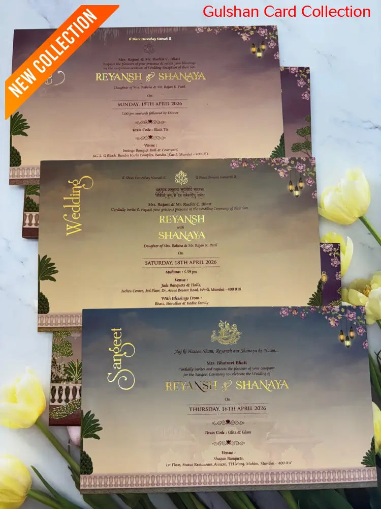 Designer Wedding Invitation Card for Marriage JC N 774