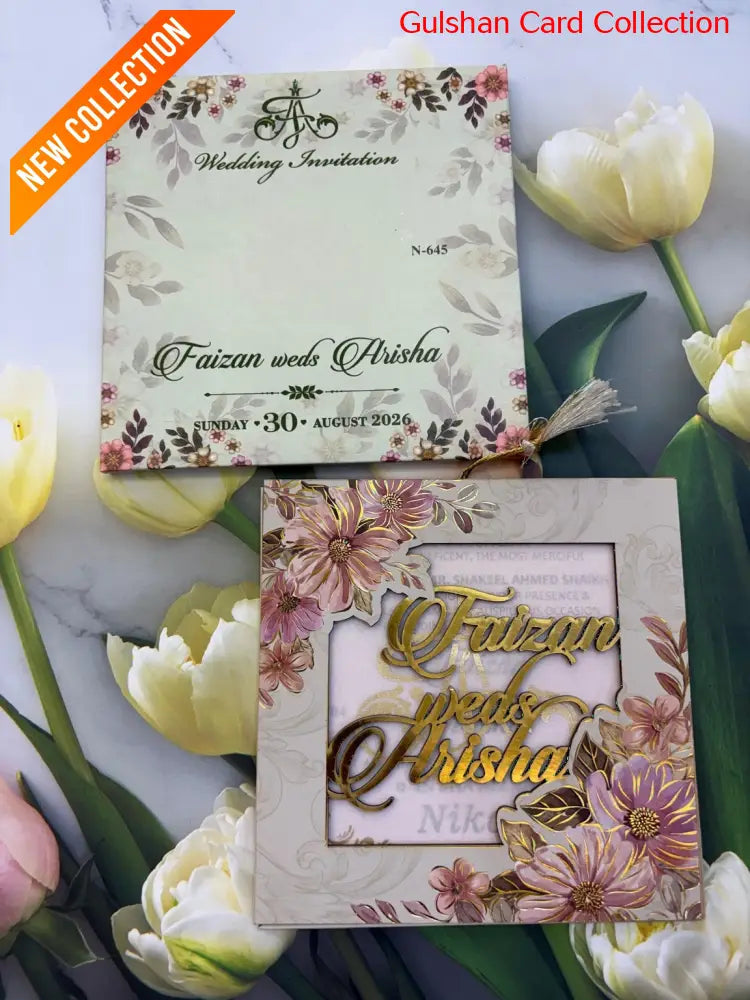 Designer Wedding Invitation Card for Marriage JC N645
