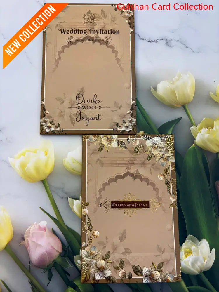 Designer Wedding Invitation Card for Marriage JC N739