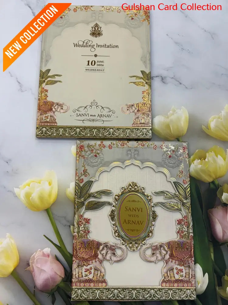 Designer Wedding Invitation Card for Marriage JC N772