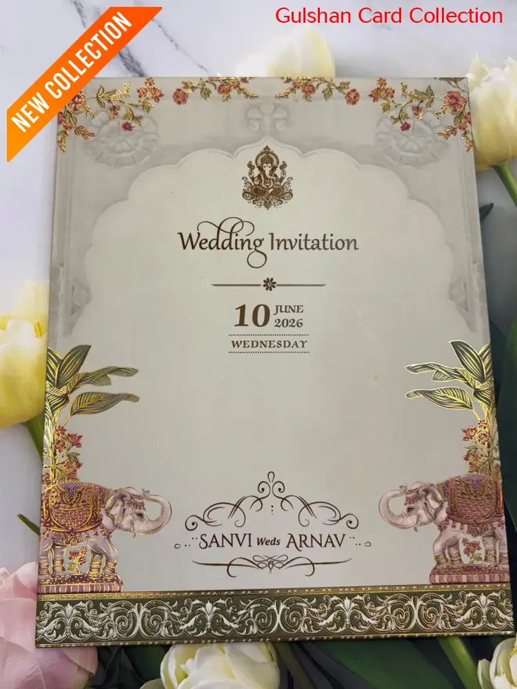 Designer Wedding Invitation Card for Marriage JC N772