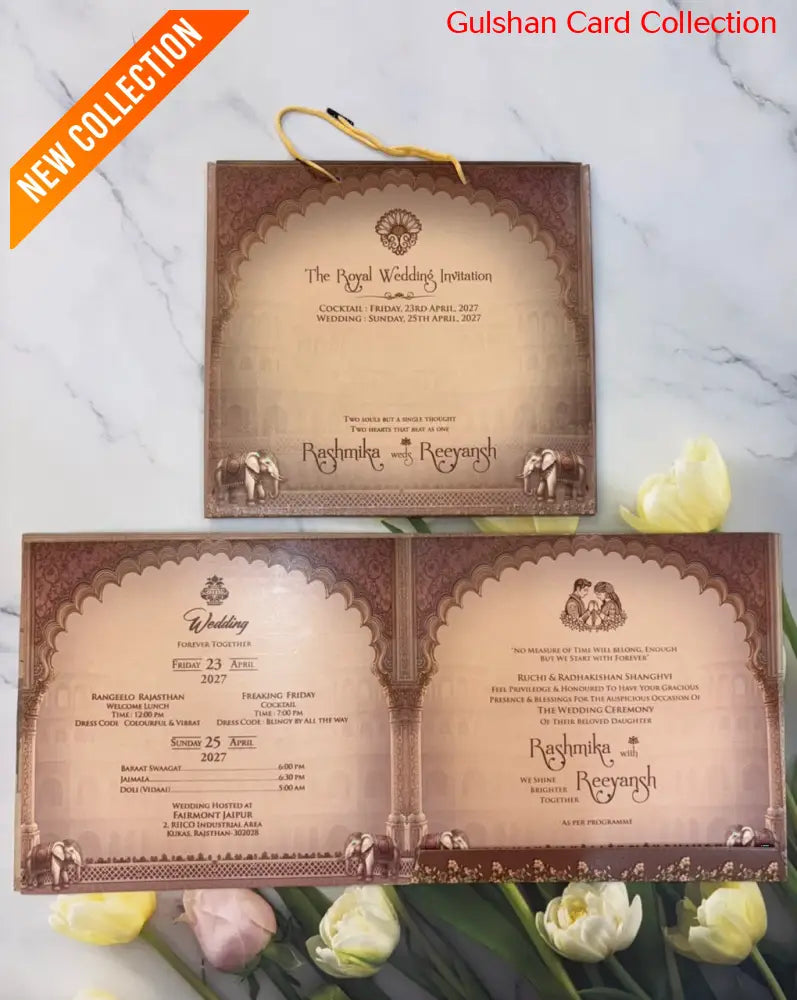 Designer Wedding Invitation Card for Marriage RD 401