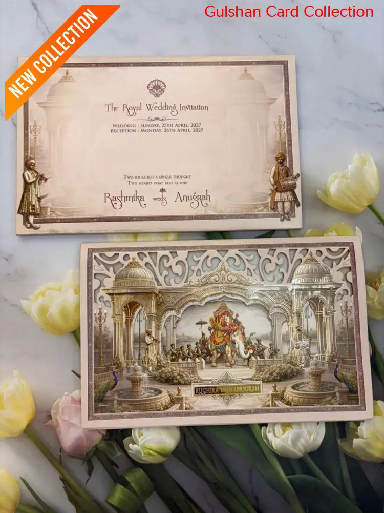 Designer Wedding Invitation Card for Marriage RD 406