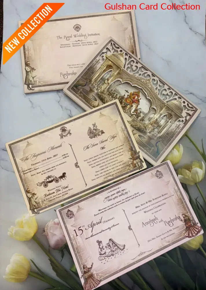 Designer Wedding Invitation Card for Marriage RD 406