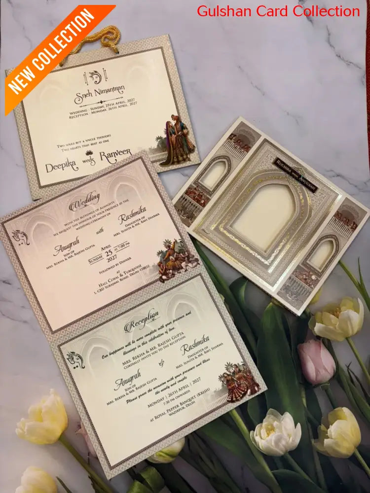 Designer Wedding Invitation Card for Marriage RD 417