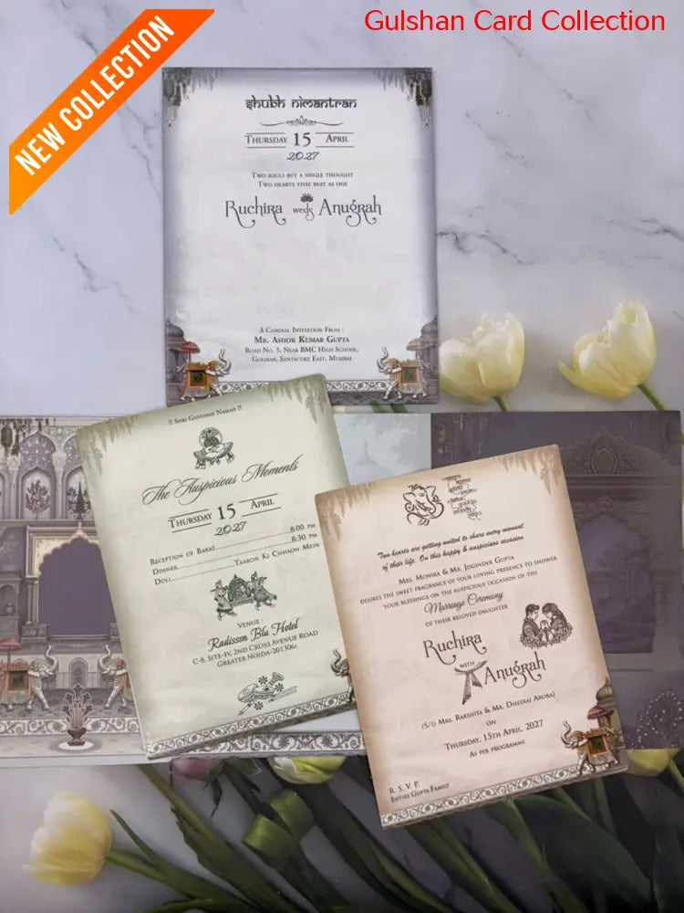 Designer Wedding Invitation Card for Marriage RD 425